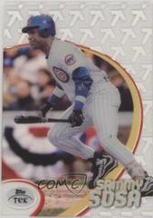 Sammy Sosa [Pattern 25] #28 Baseball Cards 1998 Topps Tek Prices
