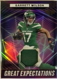 Garrett Wilson #GE-GWI Football Cards 2023 Panini Illusions Great Expectations
