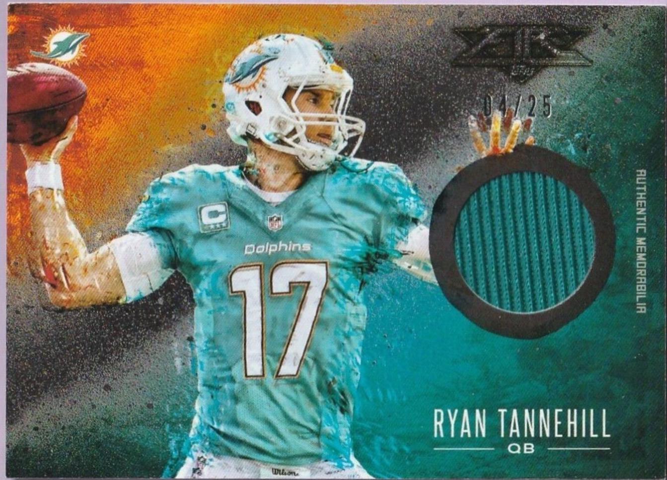 Ryan Tannehill #FR-RT Football Cards 2014 Topps Fire Relics