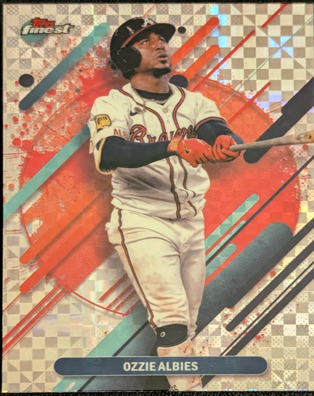Ozzie Albies [Checkerboard Refractor] #222