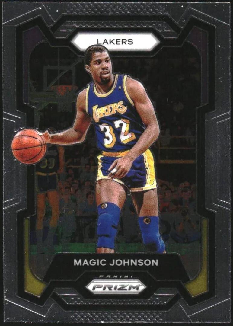 Magic Johnson #185 Basketball Cards 2023 Panini Prizm