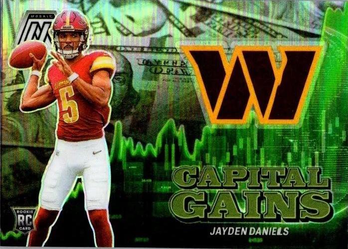 Jayden Daniels [Green] #20 Prices [Rookie] | 2024 Panini Mosaic