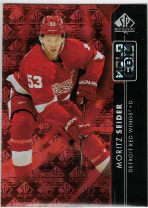 Moritz Seider #HF-4 Hockey Cards 2023 SP Authentic Holofoil