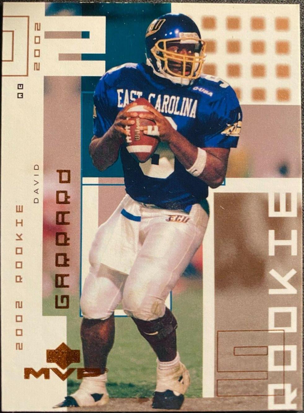 David Garrard #282 Football Cards 2002 Upper Deck MVP