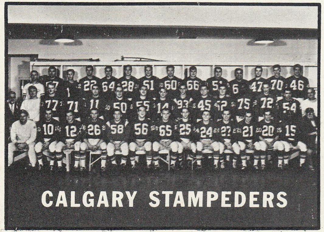 Calgary Stampeders #29 Football Cards 1961 Topps CFL