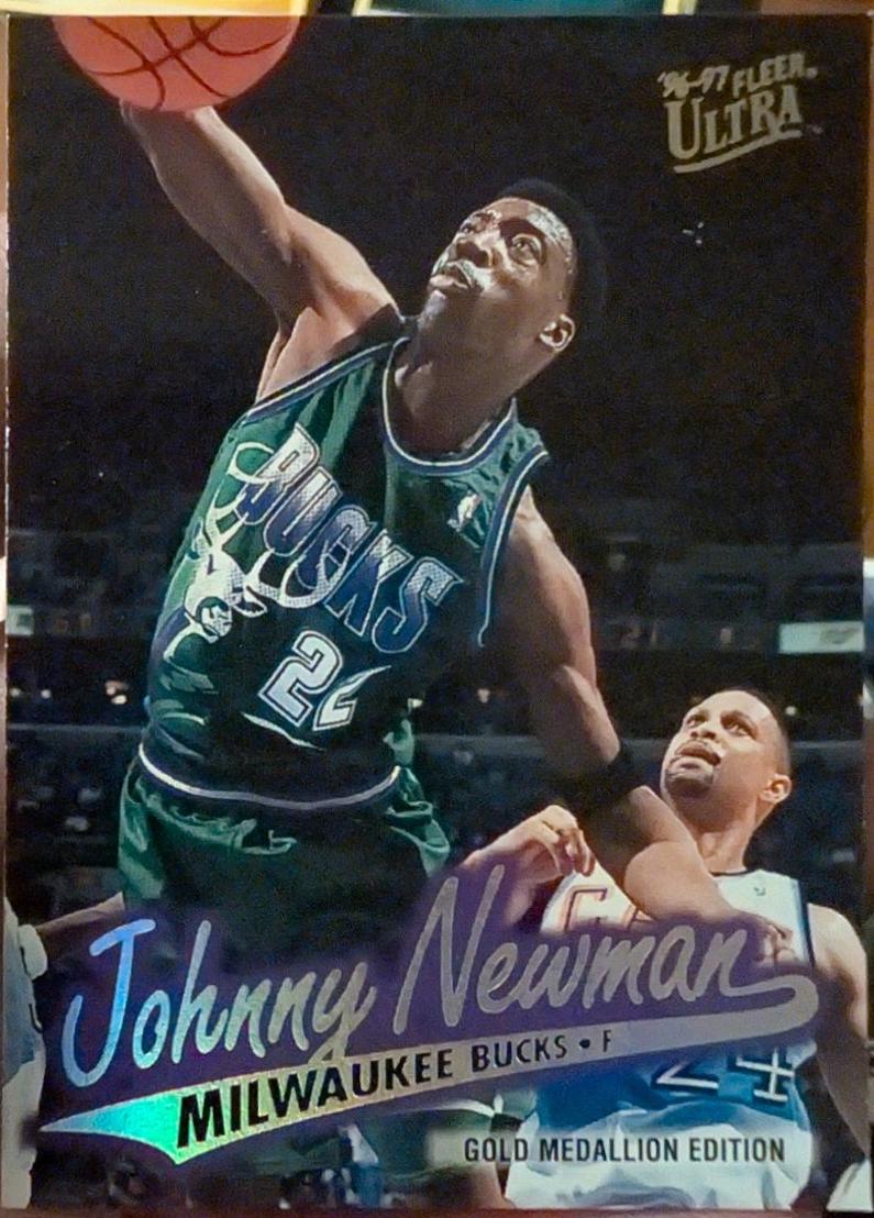 Johnny Newman #G-211 Basketball Cards 1997 Ultra Gold Medallion