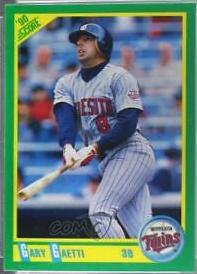 Gary Gaetti #145 Baseball Cards 1990 Score