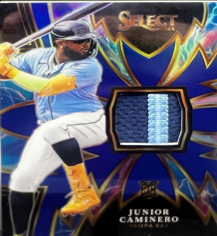Junior Caminero [Black Blue Prizm] #60