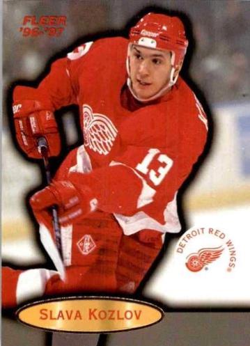 Slava Kozlov #32 Hockey Cards 1996 Fleer