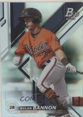 Rylan Bannon #TOP-68 2019 Bowman Platinum Baseball Top Prospects