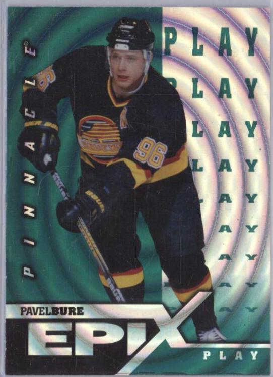Pavel Bure #E21 Hockey Cards 1997 Pinnacle Epix Play