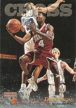 Dion Cross #24 Basketball Cards 1996 Score Board Basketball Rookies