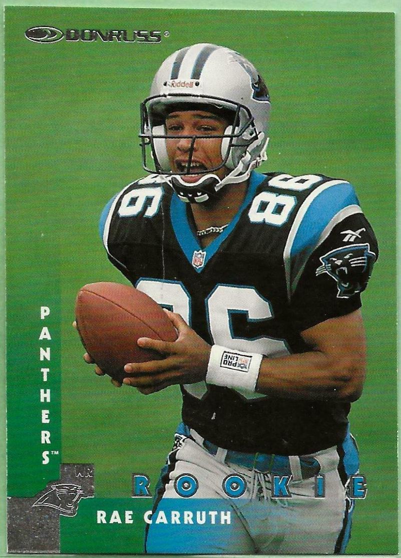 Rae Carruth #207 Football Cards 1997 Donruss
