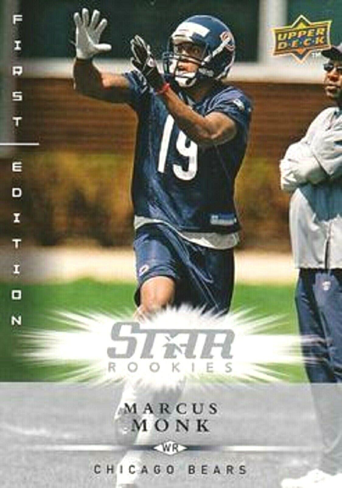Marcus Monk #176 Football Cards 2008 Upper Deck First Edition