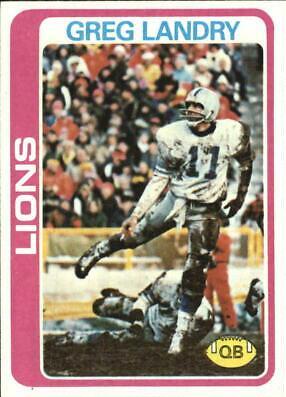 Greg Landry #316 Football Cards 1978 Topps