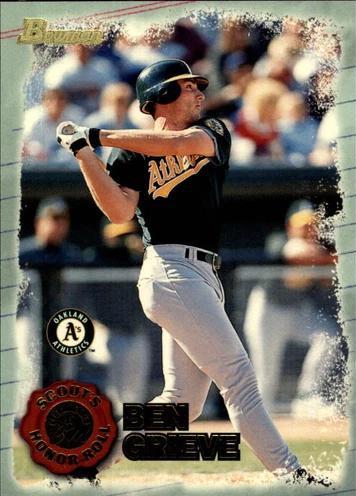 Ben Grieve #SHR7 Baseball Cards 1997 Bowman Scout's Honor Roll