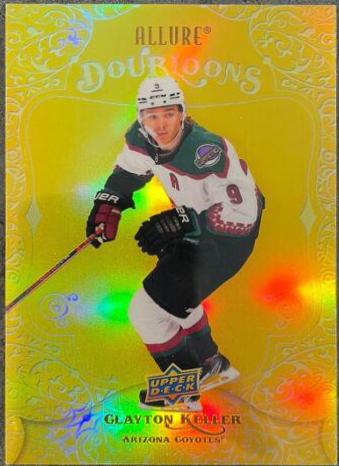 Clayton Keller #DB-63 Hockey Cards 2022 Upper Deck Allure Doubloons