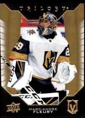 Marc-Andre Fleury #32 Hockey Cards 2019 Upper Deck Trilogy