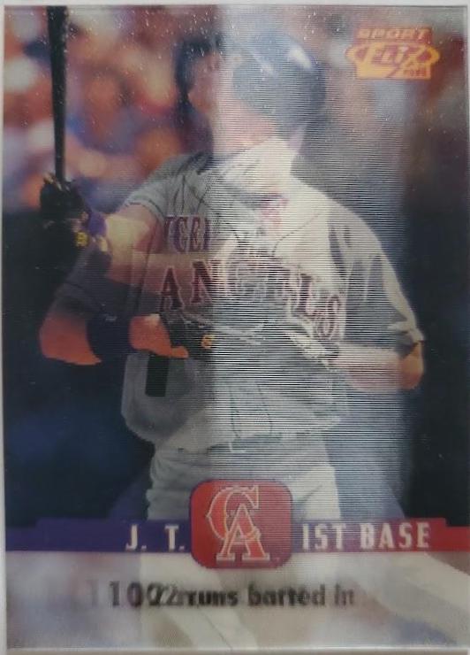 J. T. Snow #34 Baseball Cards 1996 Sportflix