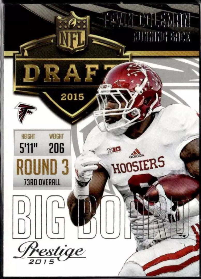 Tevin Coleman #18 Football Cards 2015 Panini Prestige