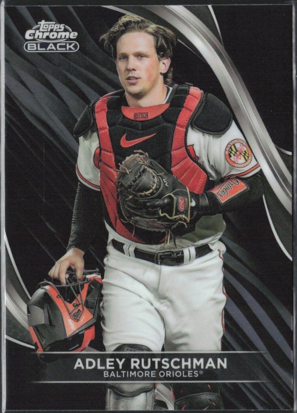 Adley Rutschman #4 Baseball Cards 2024 Topps Chrome Black