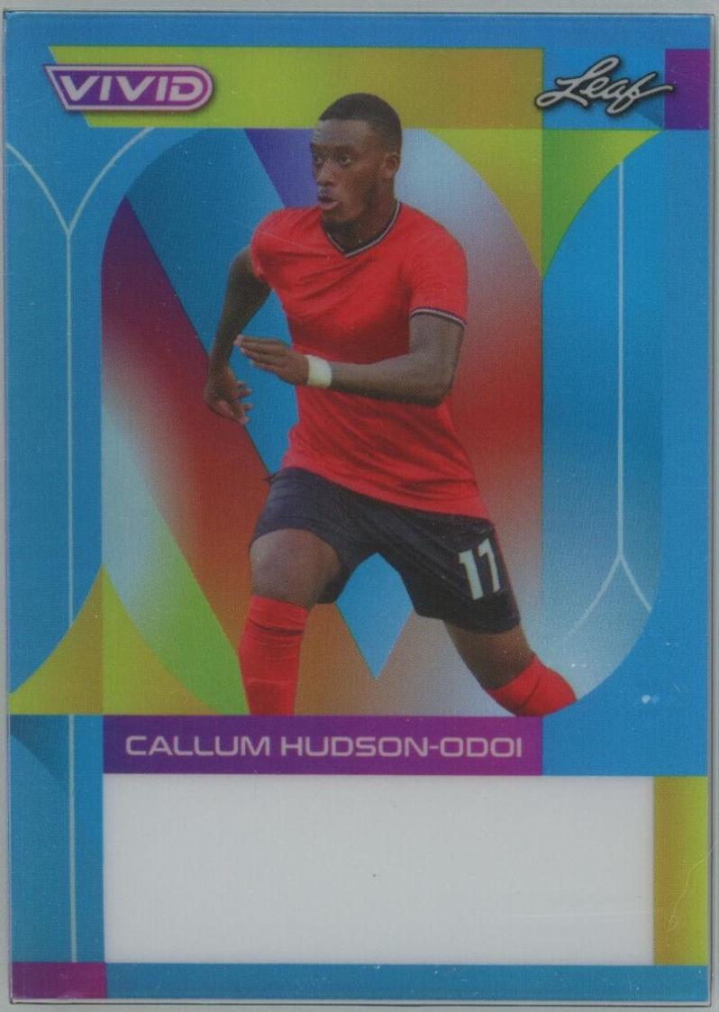Callum Hudson Odoi #VI-CHO Soccer Cards 2022 Leaf Vivid Imagery