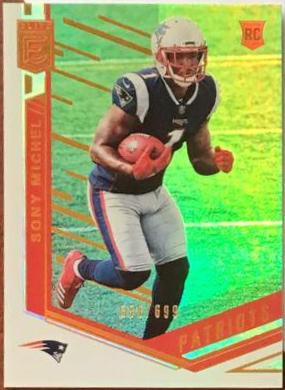 Sony Michel #159 2018 Panini Donruss Elite Football