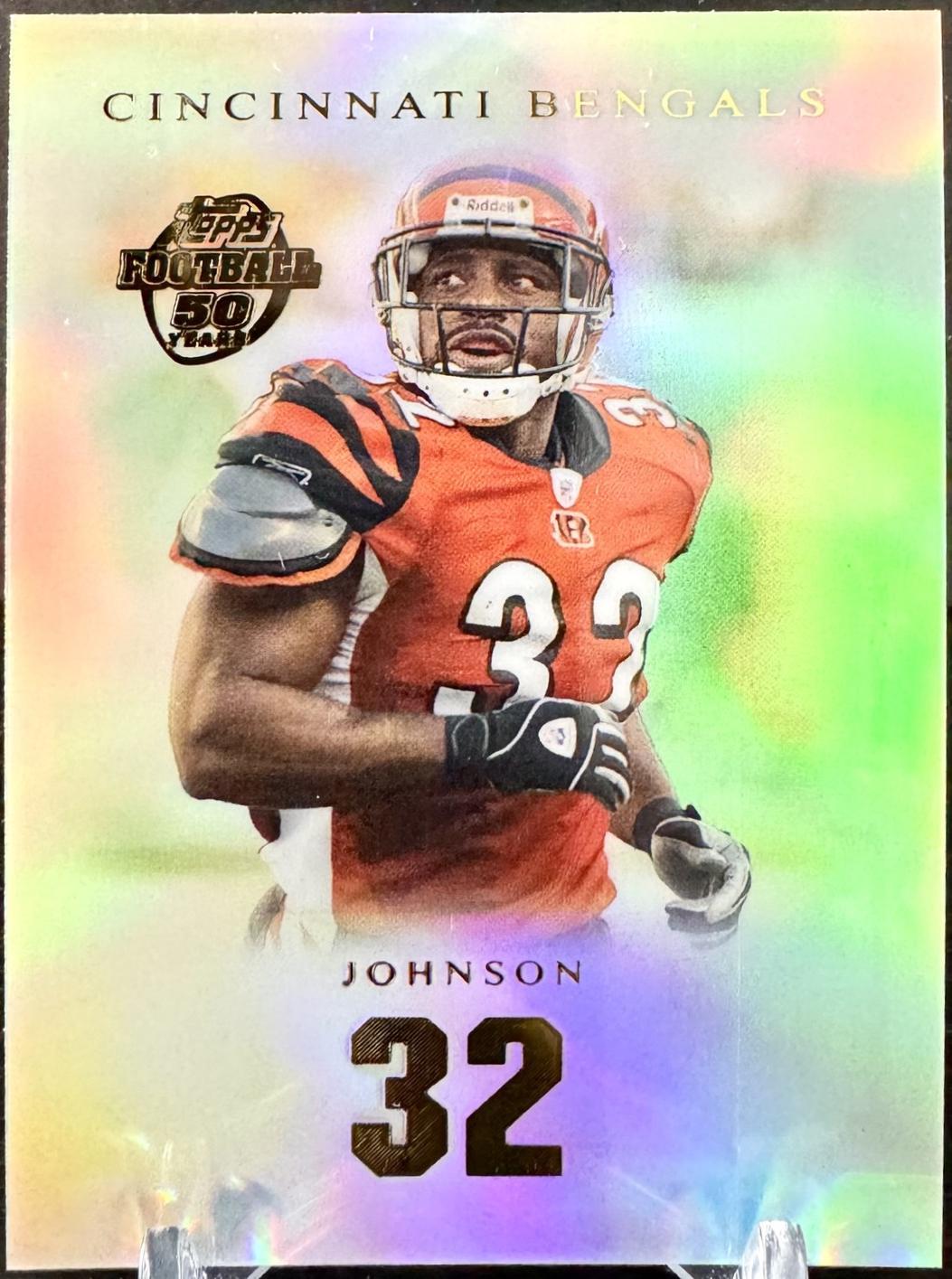 Rudi Johnson #36 Football Cards 2005 Topps Tribute