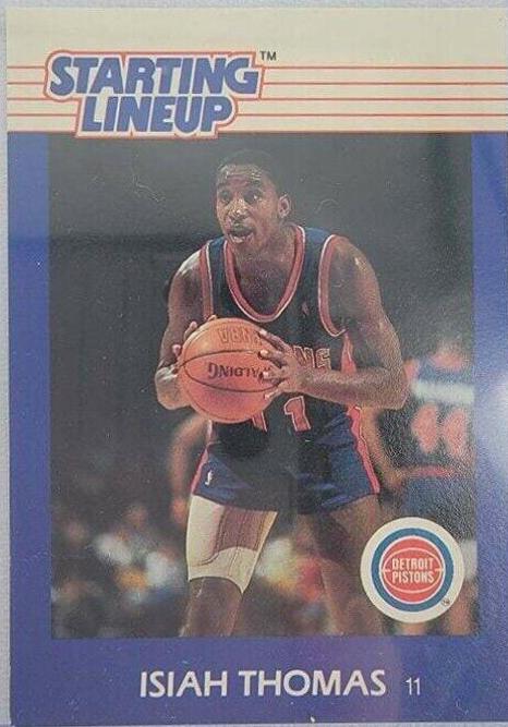 Isiah Thomas Basketball Cards 1988 Kenner Starting LineUp