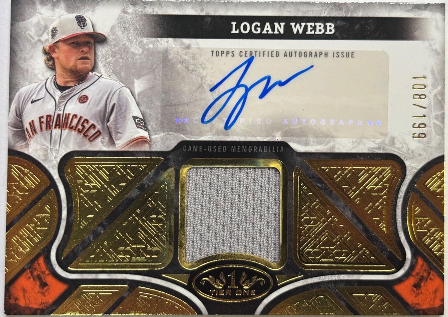 Logan Webb #AT1R-LW
