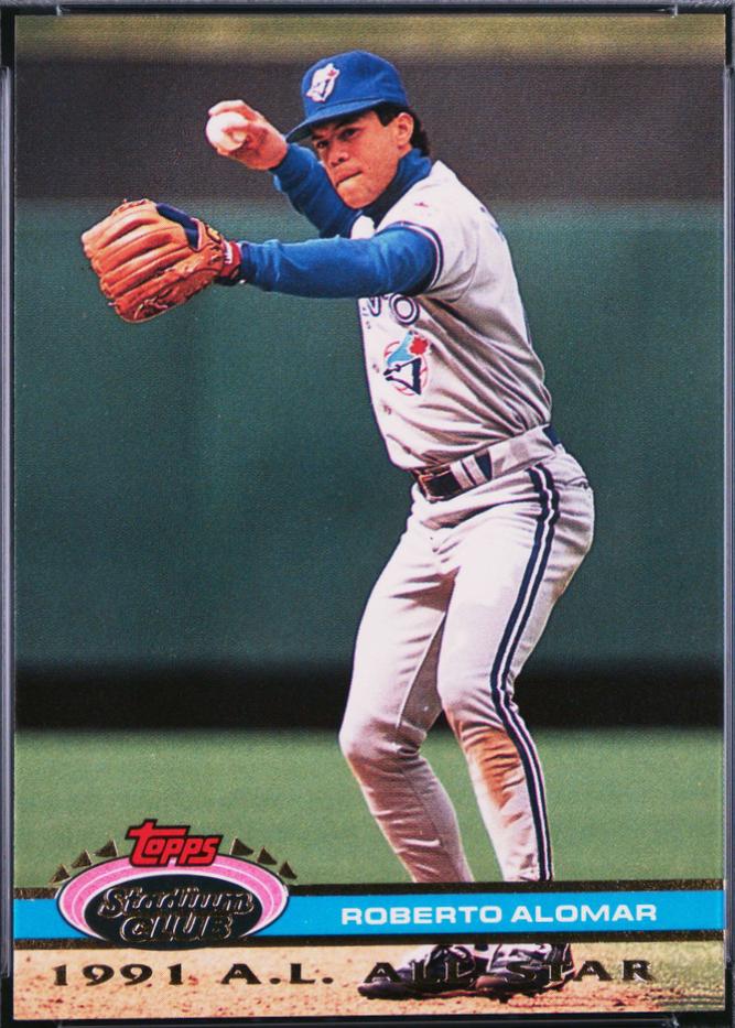 Roberto Alomar #5 Baseball Cards 1992 Stadium Club Skydome