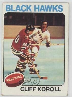 Cliff Koroll #139 Hockey Cards 1975 Topps