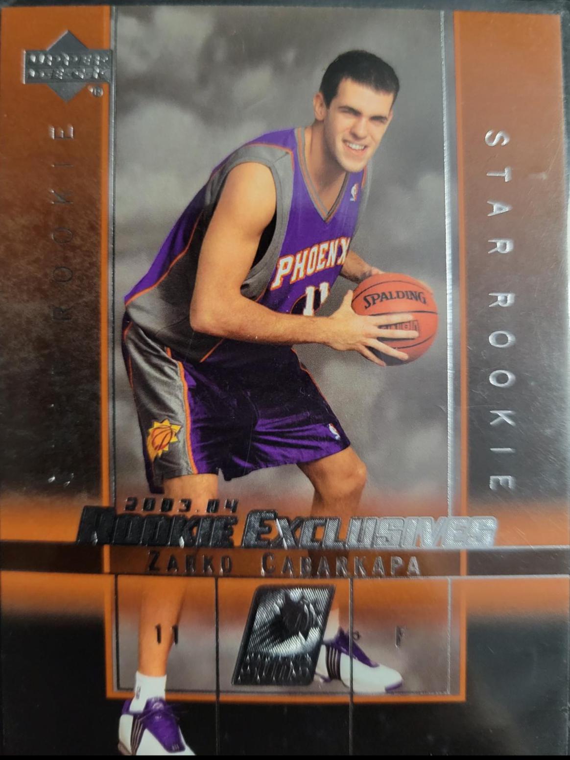 Zarko Cabarkapa #13 Basketball Cards 2003 Upper Deck Rookie Exclusives