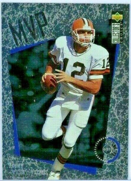Vinny Testaverde #M10 Football Cards 1996 Collector's Choice MVP