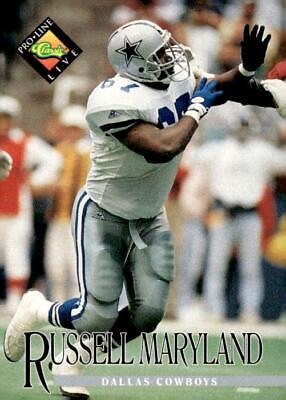 Russell Maryland #30 Football Cards 1994 Pro Line Live