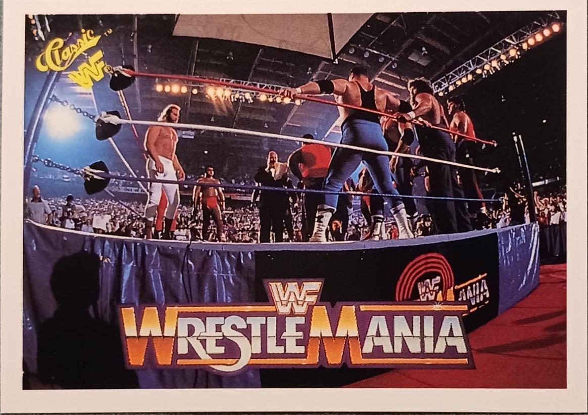 Wrestlemania 2 Battle Royal #7 Wrestling Cards 1990 Classic WWF The History of Wrestlemania