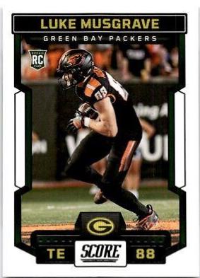 Luke Musgrave #340 Football Cards 2023 Panini Score