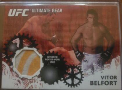 Vitor Belfort #UG-VB Ufc Cards 2010 Topps UFC Ultimate Gear Relic