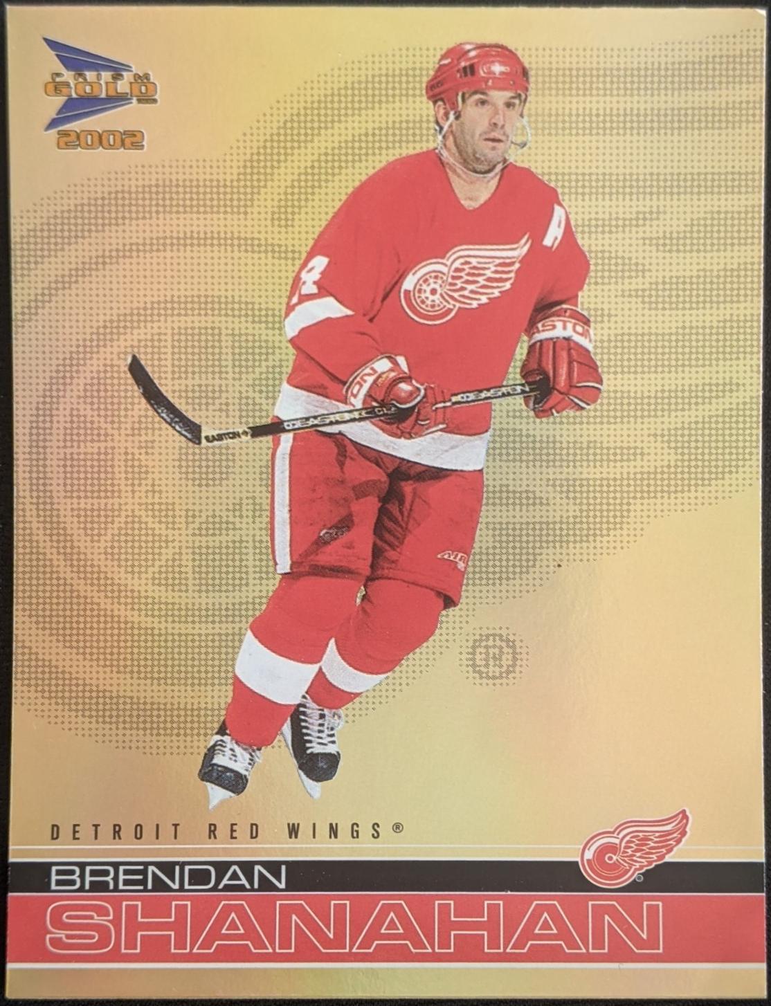 Brendan Shanahan #14 Hockey Cards 2001 Pacific Prism Gold McDonald's