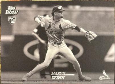 Masyn Winn #37 Baseball Cards 2024 Topps Black and White