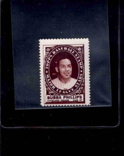 Bubba Phillips Baseball Cards 1961 Topps Stamps