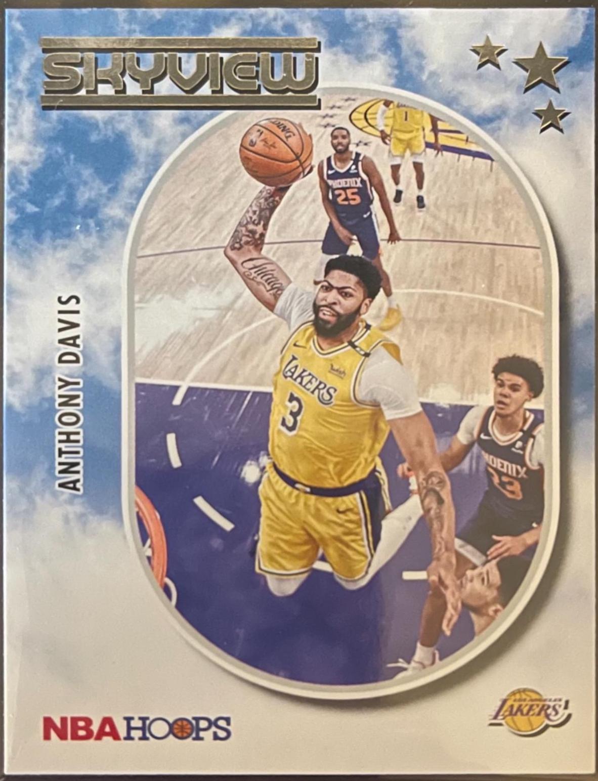 Anthony Davis #4 Basketball Cards 2021 Panini Hoops Skyview