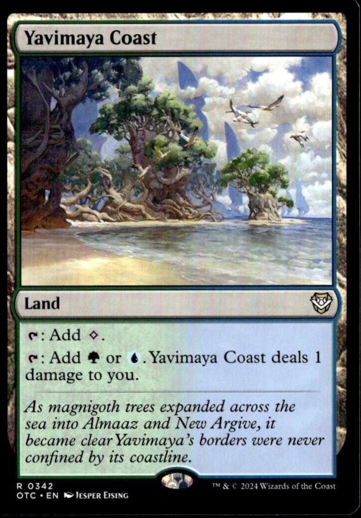 Yavimaya Coast (Magic Outlaws of Thunder Junction Commander)
