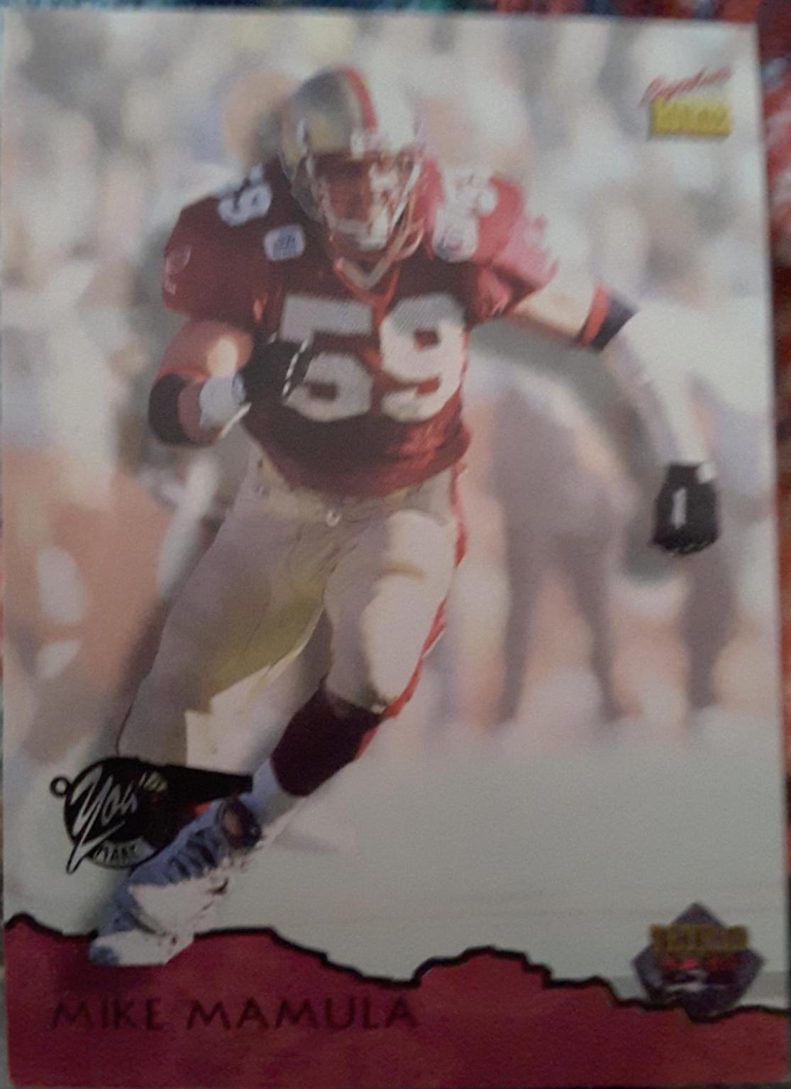 Mike Mamula #6 Football Cards 1995 Signature Rookies
