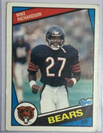 Mike Richardson #230 Football Cards 1984 Topps
