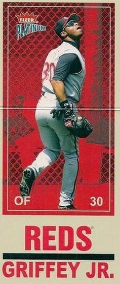 Ken Griffey Jr #11BS Baseball Cards 2004 Fleer Platinum Big Signs