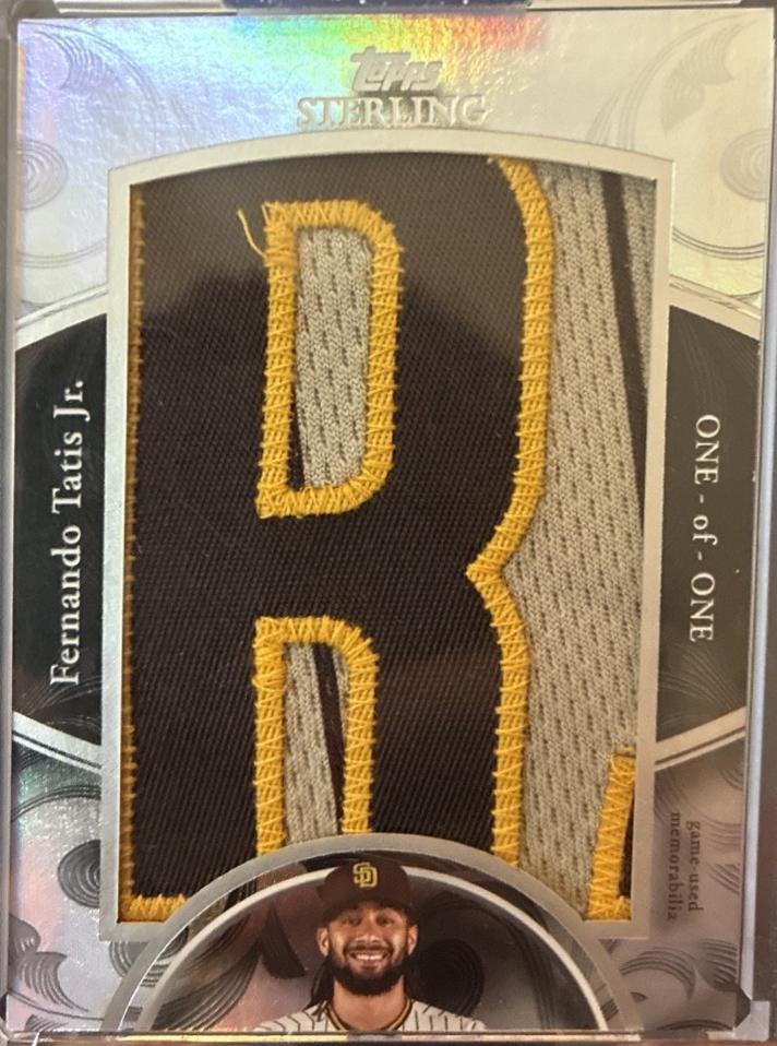 Fernando Tatis Jr. #SJLP-FT 2024 Topps Sterling Baseball Jersey Letter Patch Cards