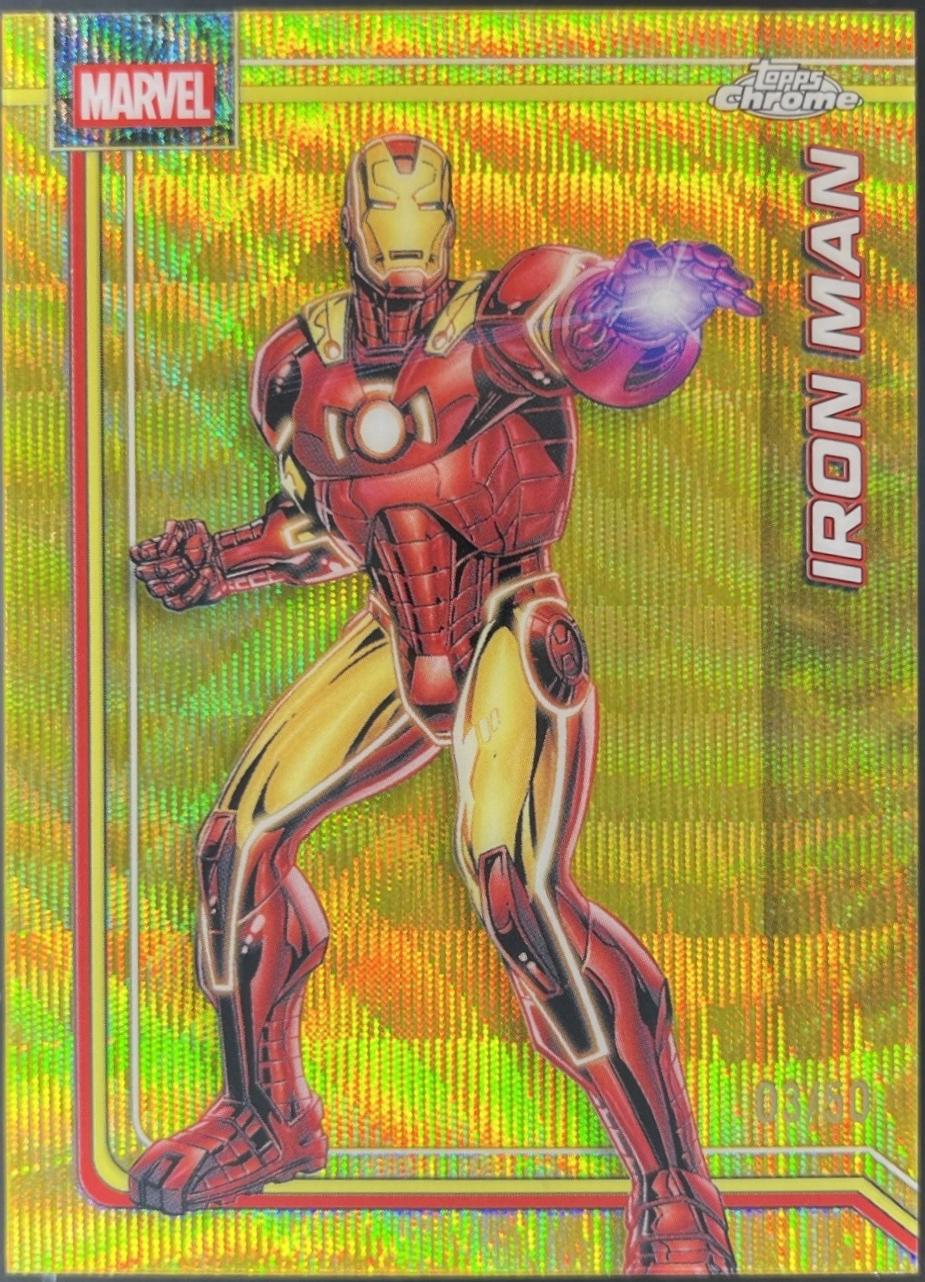 Iron Man [Gold Wave Refractor] #57 Prices | Marvel 2026 Topps