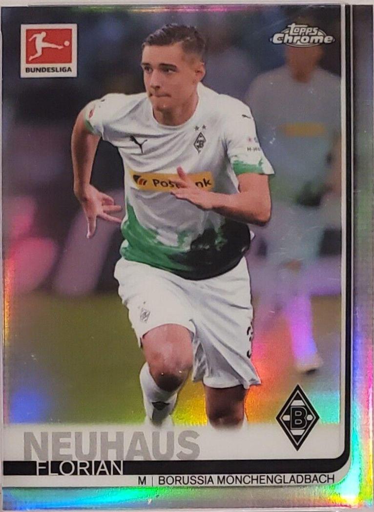 Florian Neuhaus #4 Soccer Cards 2019 Topps Chrome Bundesliga