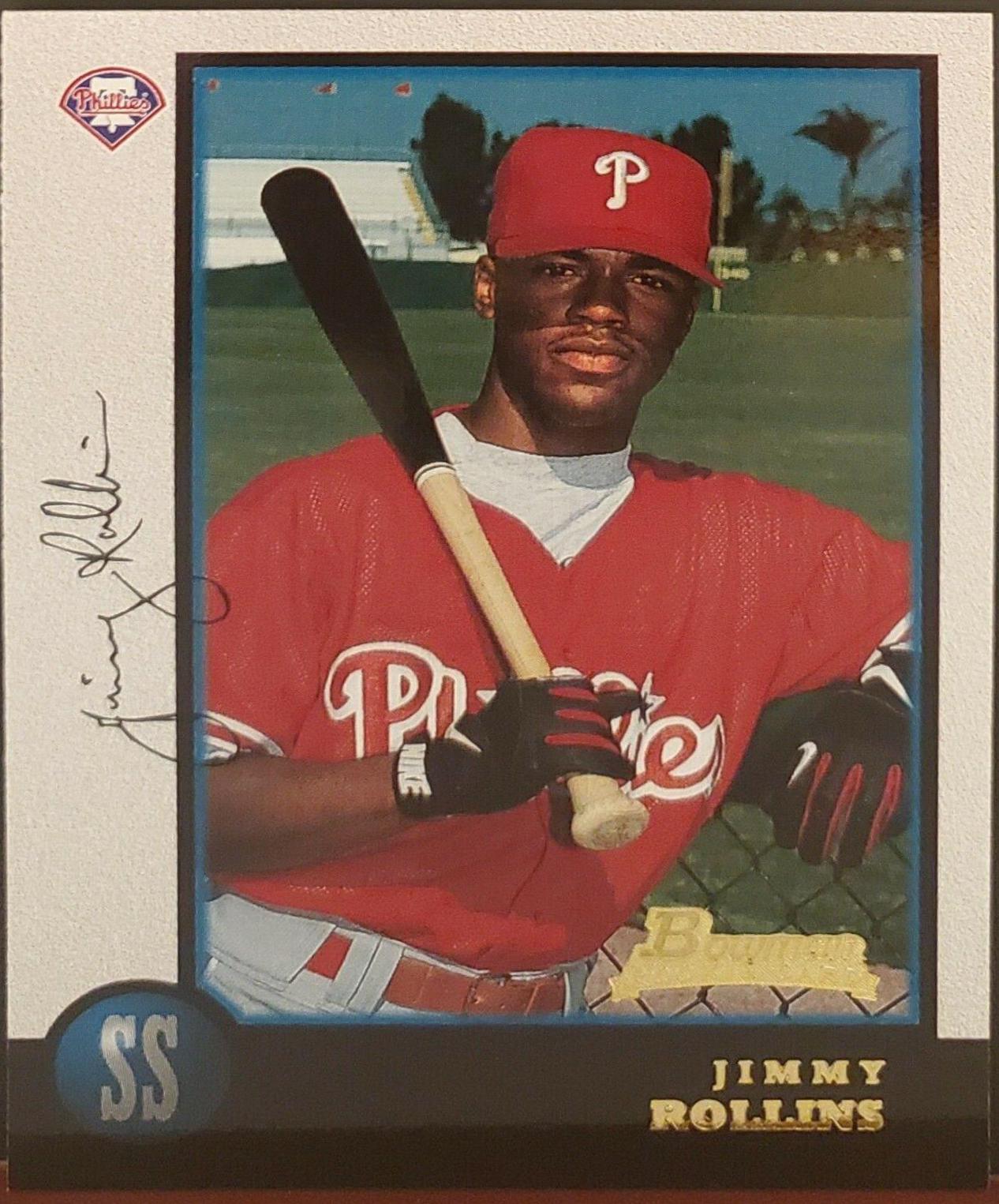 Jimmy Rollins #181 Baseball Cards 1998 Bowman